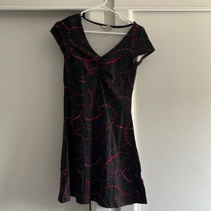 Ckh Clockhouse Heart Pattern Skater Dress
